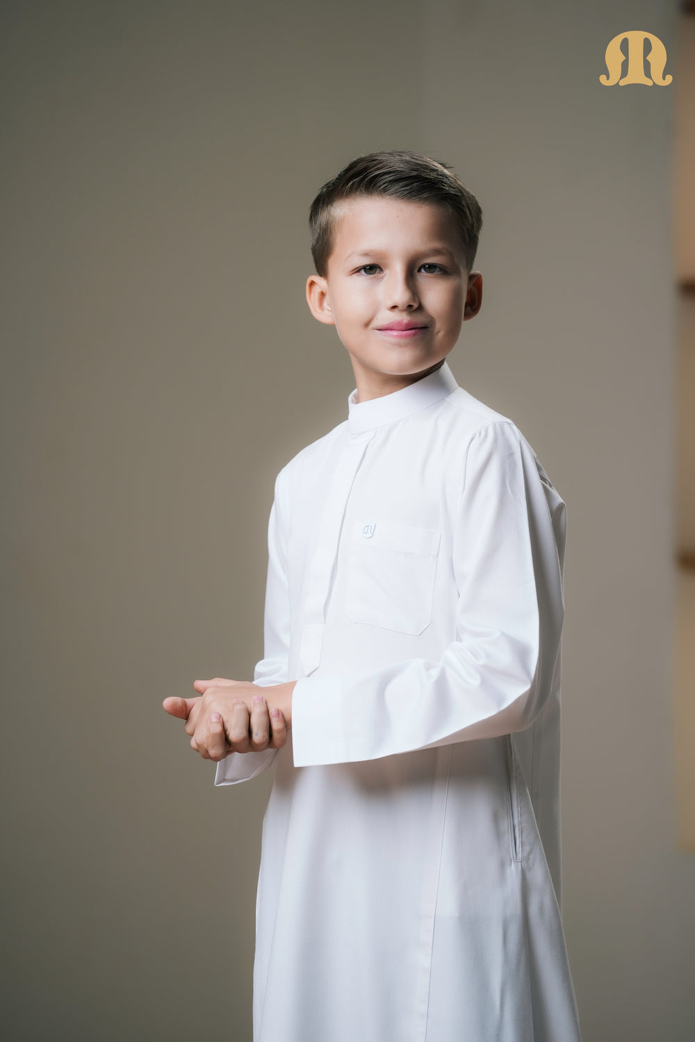 Kurvig Saudi 2.0 White Thobe Boys