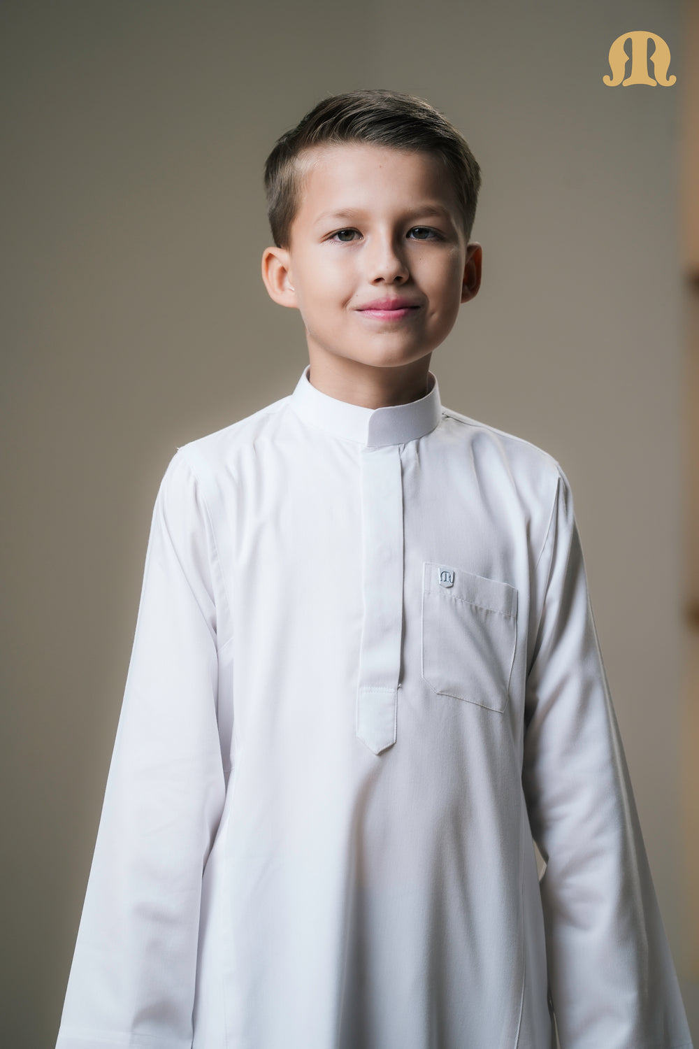 Kurvig Saudi 2.0 White Thobe Boys