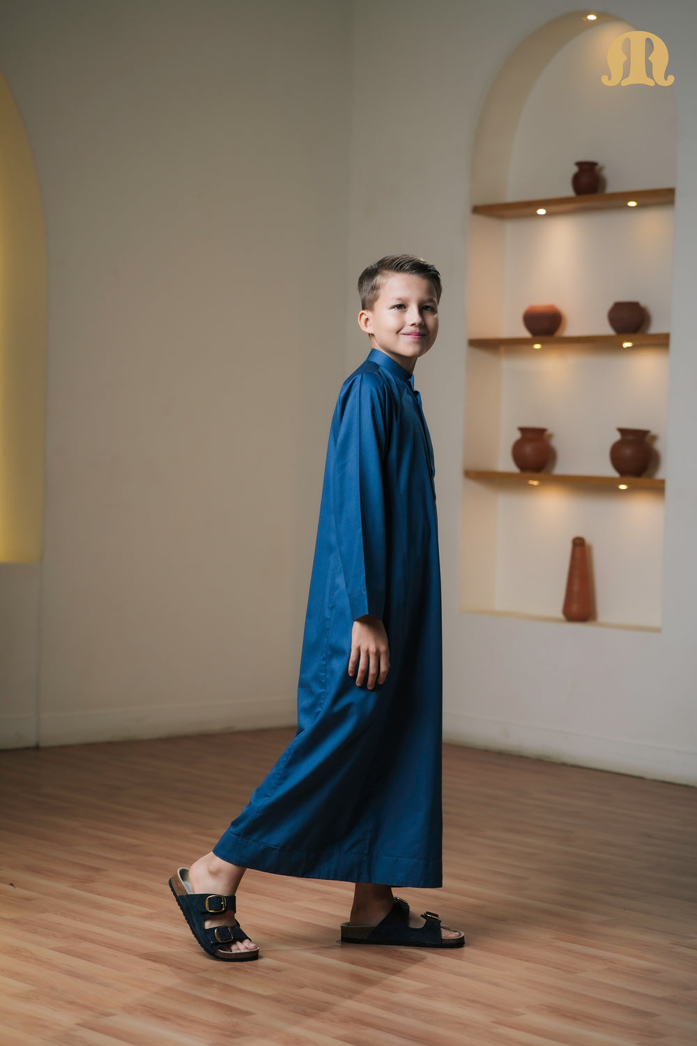Kurvig Saudi 2.0 Blue Thobe Boys