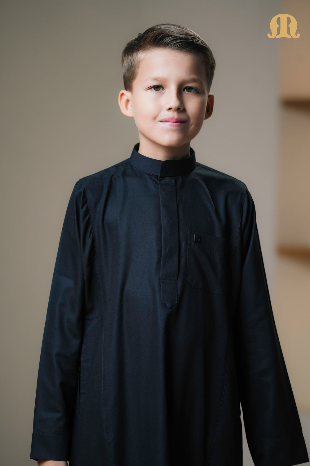 Kurvig Saudi 2.0 Black Thobe Boys