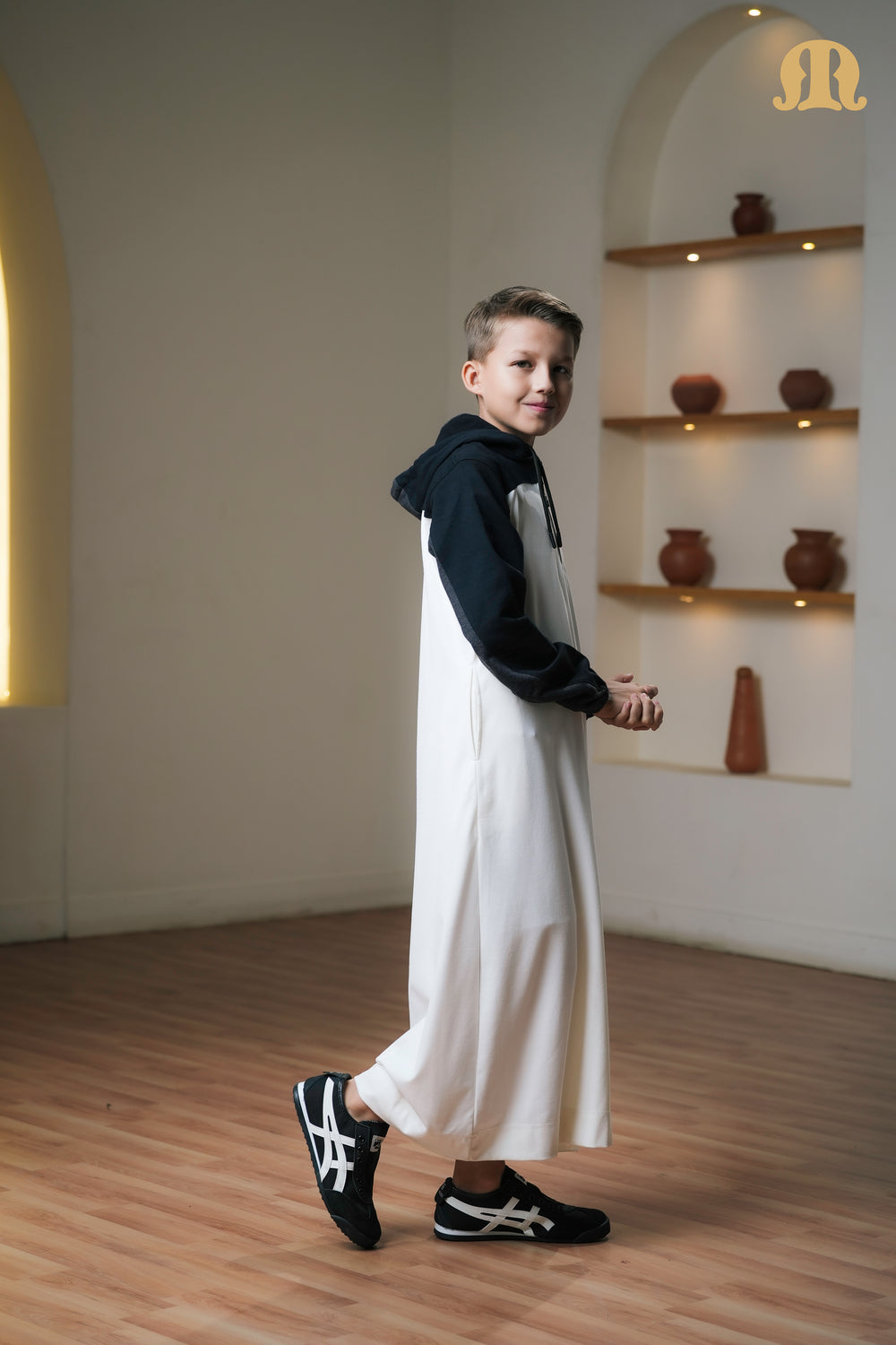 Gymnos Hoody Knitted Thobe Boys