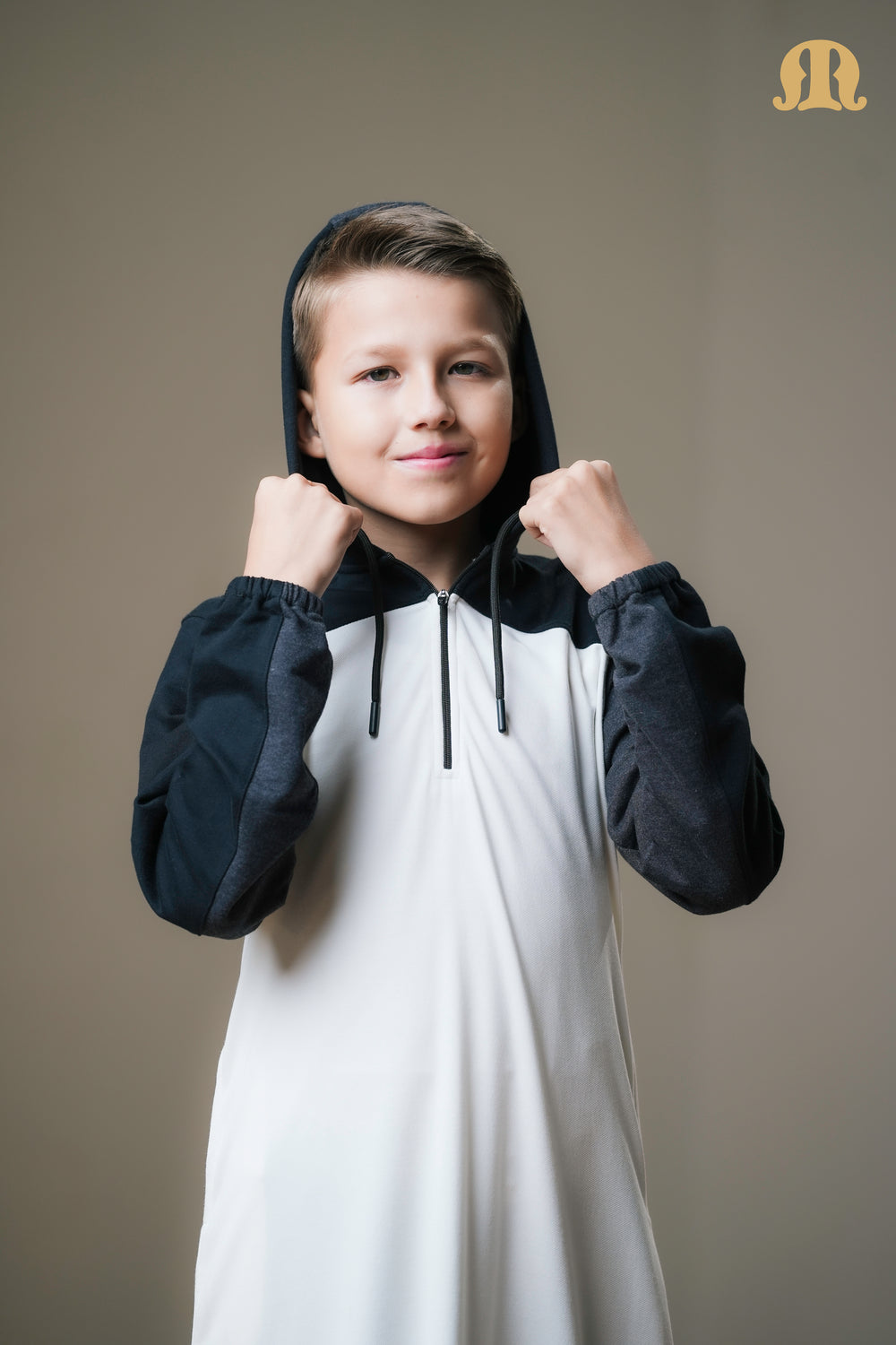 Gymnos Hoody Knitted Thobe Boys