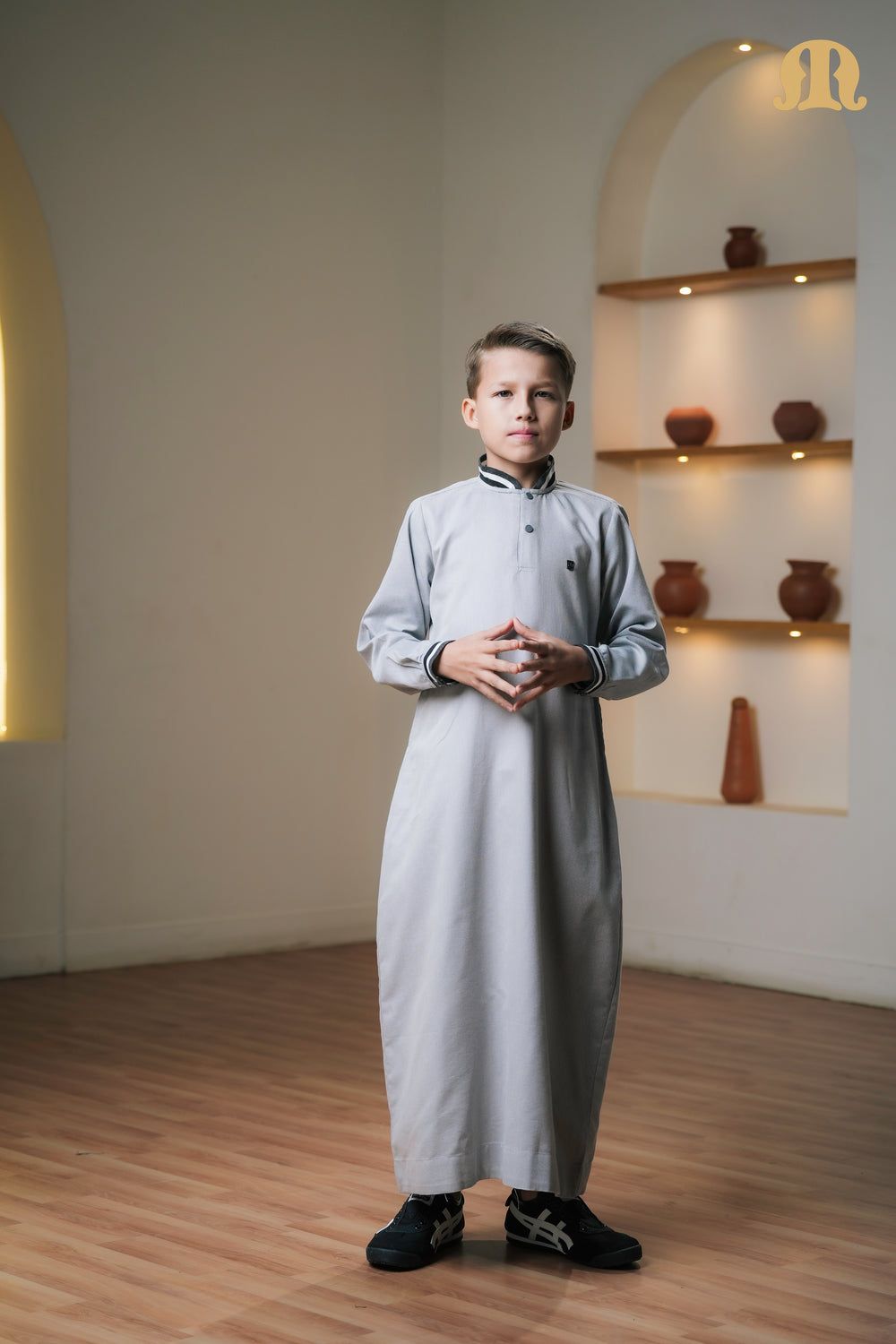 Grey Wenig Thobe Kids