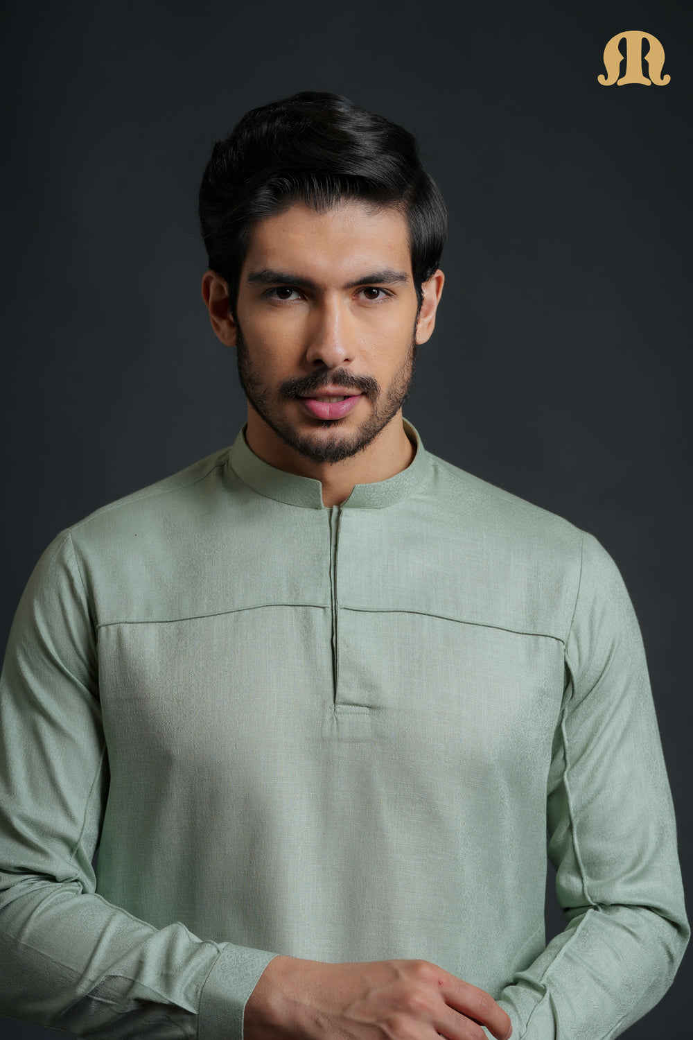 Sifir Light Green Kurta Set Men