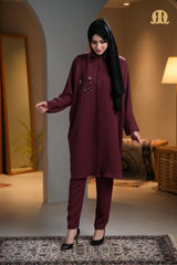 Tangier Cord Set Maroon