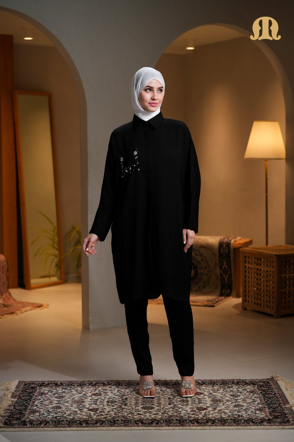 Tangier Co-ord Set Black