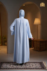 Casablanca Abaya Sky Blue