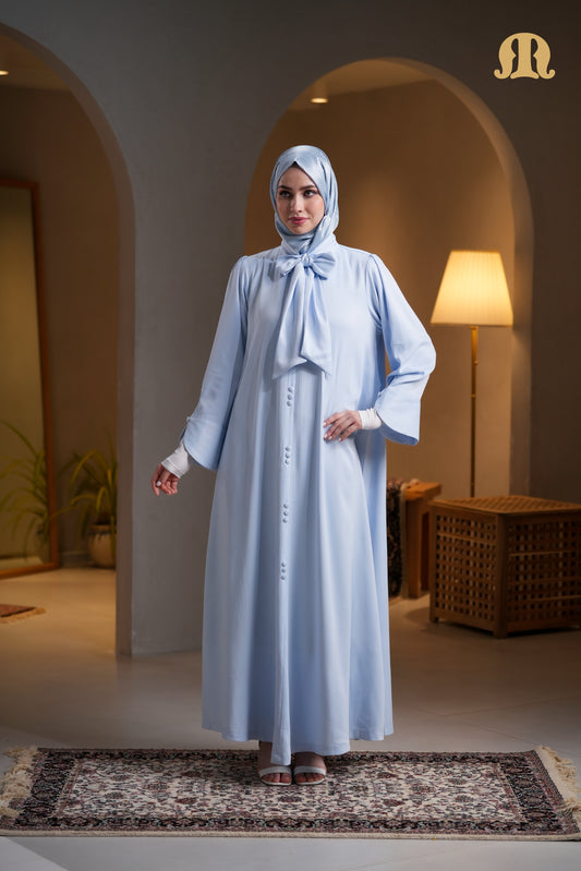 Casablanca Abaya Sky Blue