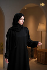 Buchra Abaya Black