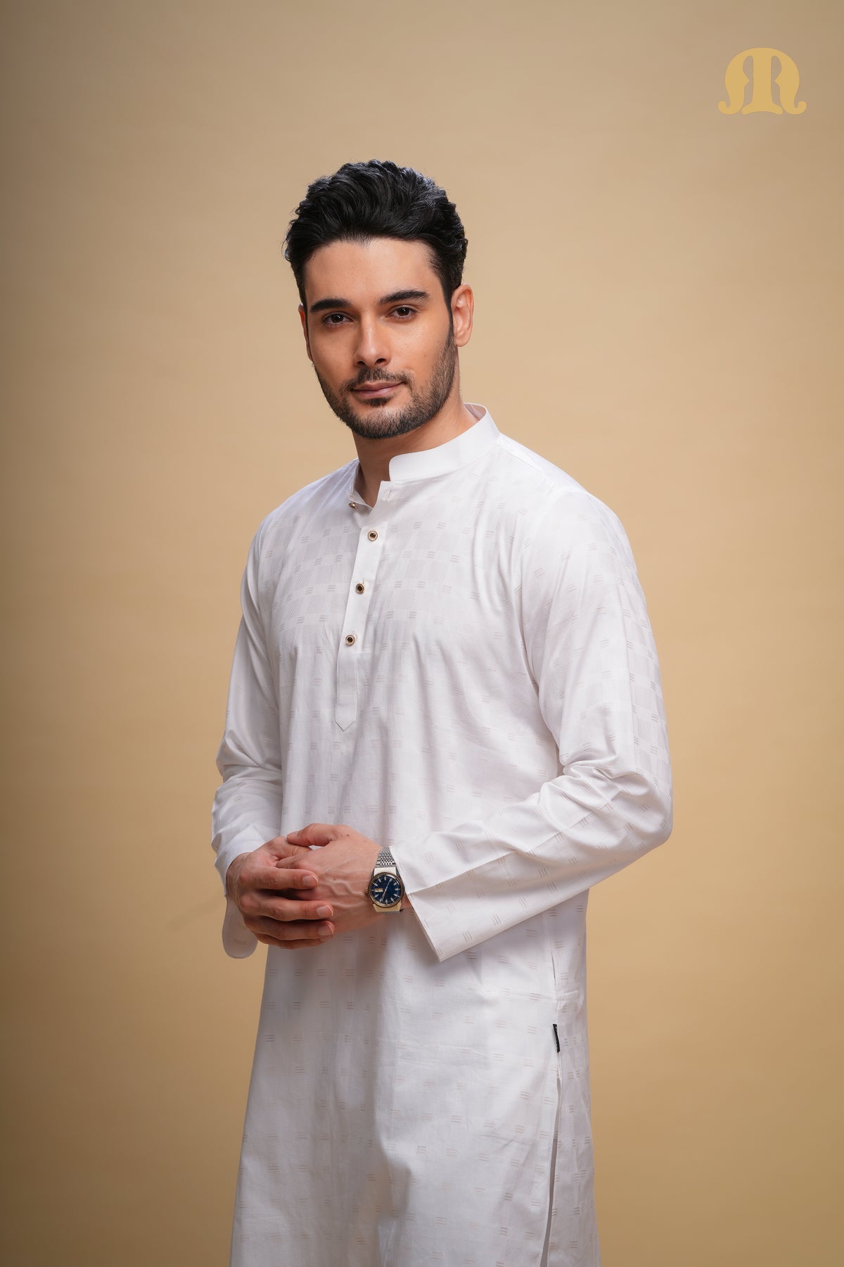 Yamuk Kurta White Men