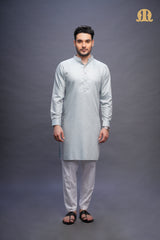 Yatay Kurta Blue Men