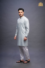 Yatay Kurta Blue Men