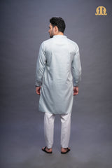 Yatay Kurta Blue Men