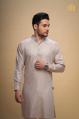 Yatay Kurta Cream Men