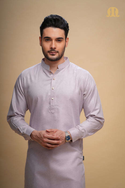 Yatay Kurta Pink Men