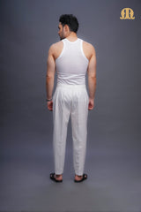 Kurta Pant White Men