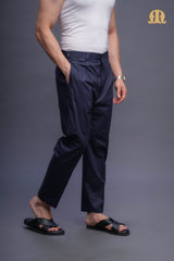 Kurta Pant Navy Blue Men