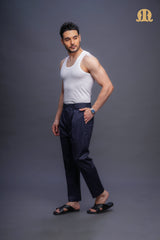 Kurta Pant Navy Blue Men