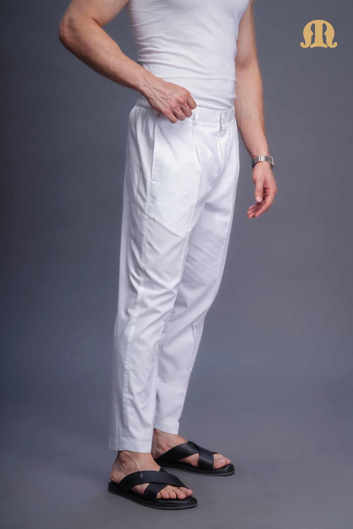 Kurta Pant White Men