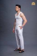 Kurta Pant White Men