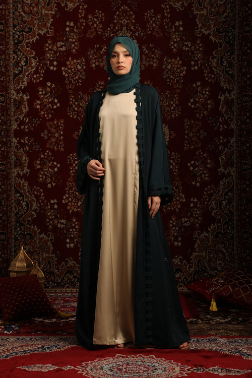 Sakura Abaya Green
