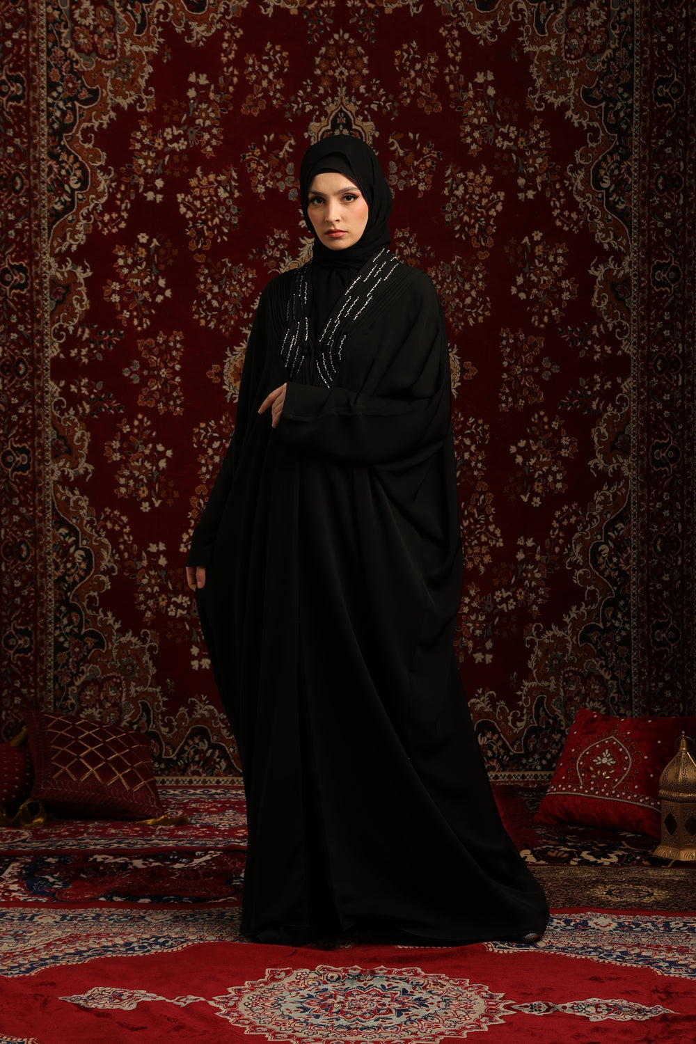 Embellished Statement Bodice Abaya