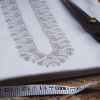 मशरू लक्स फैब्रिक 1.बी सफेद