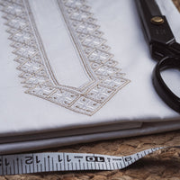 मशरू लक्स फैब्रिक 1.सी सफेद