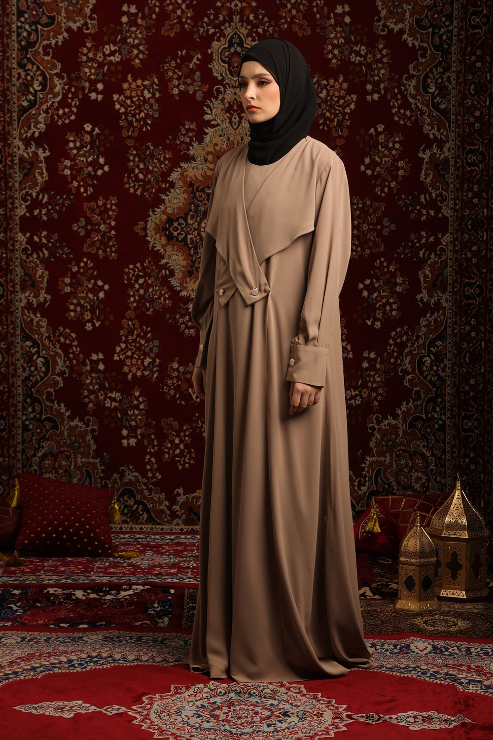 Sude Abaya Brown