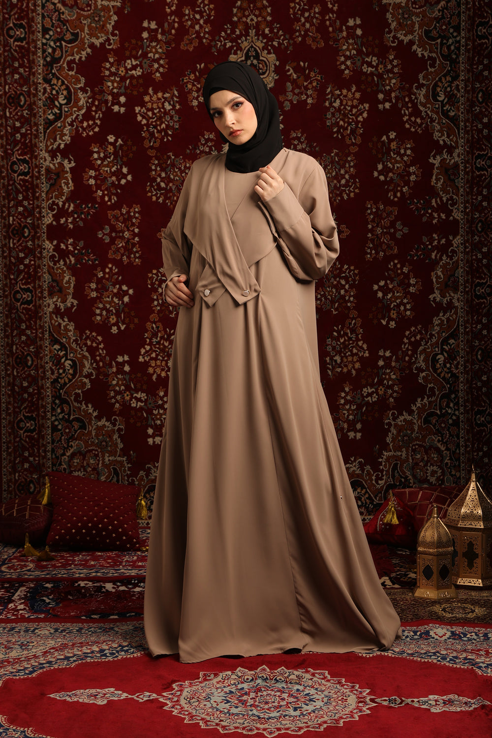 Sude Abaya Brown
