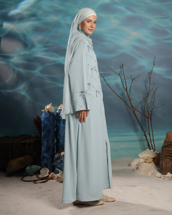 Fayroozi Abaya | Soft Baby Blue