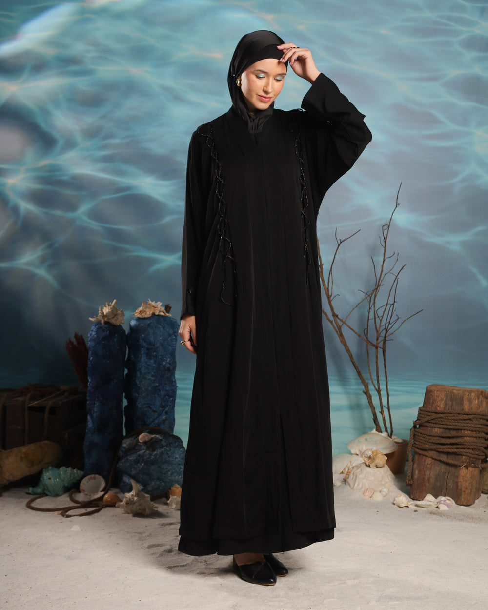 Deniz Abaya | Black