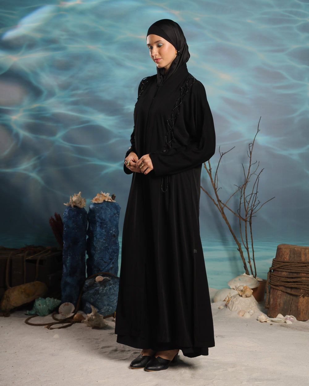 Deniz Abaya | Black