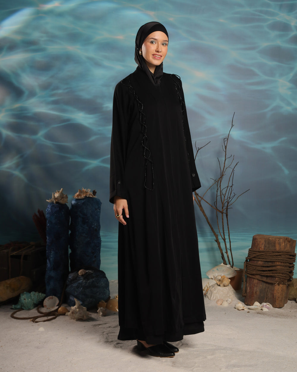 Deniz Abaya | Black
