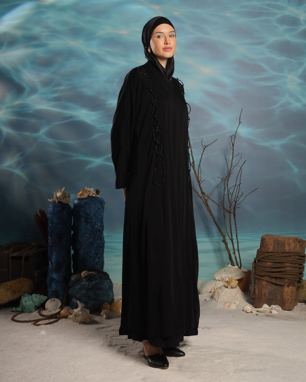 Deniz Abaya | Black