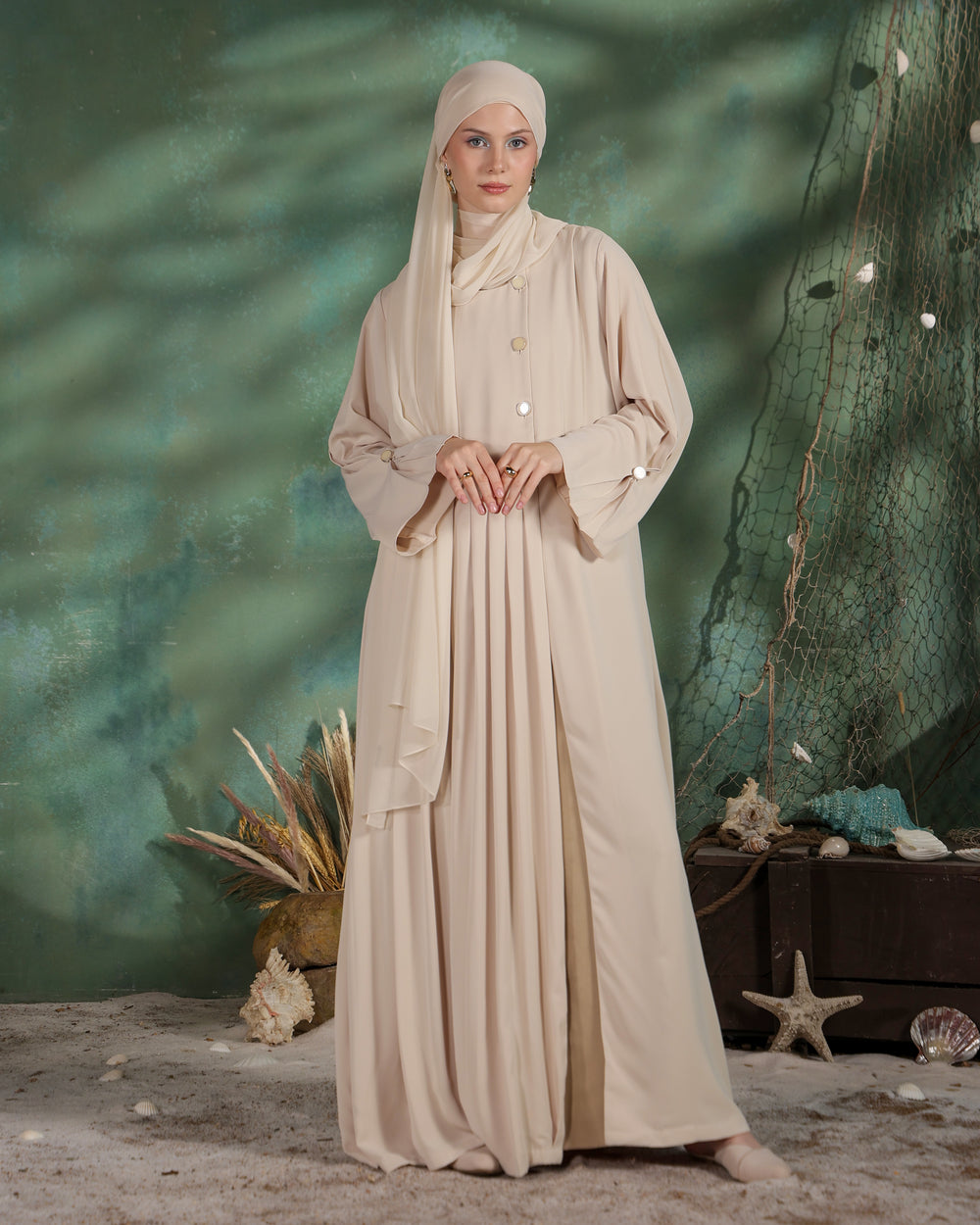 Edel Abaya | Light Beige