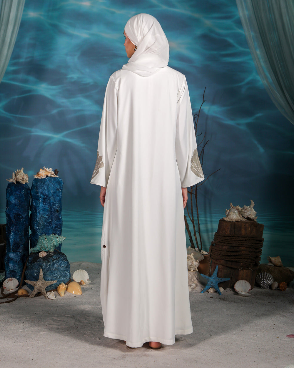 Mercan Kaftan | White