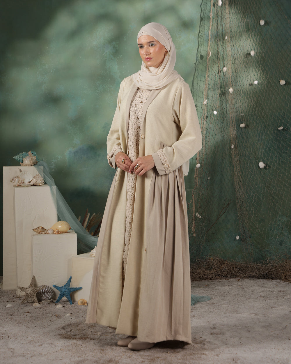 Brisa Abaya | Beige
