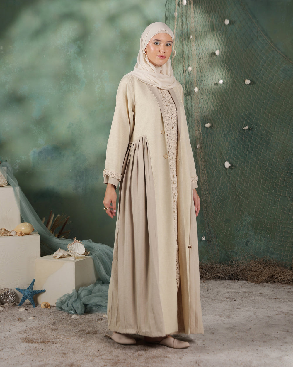 Brisa Abaya | Beige