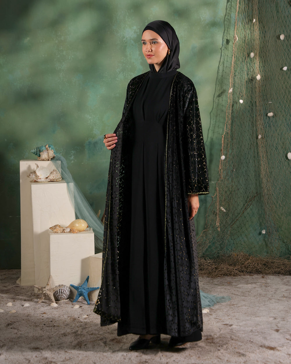 Cevher Abaya | Black