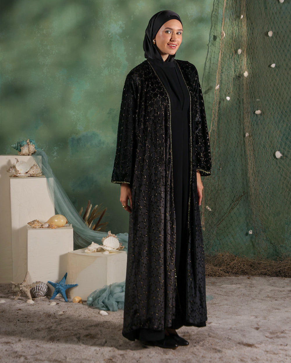 Cevher Abaya | Black
