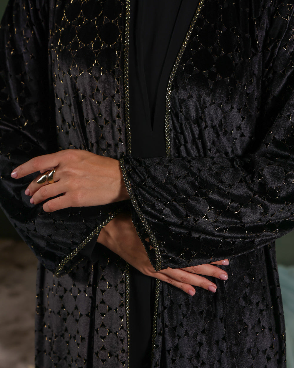 Cevher Abaya | Black