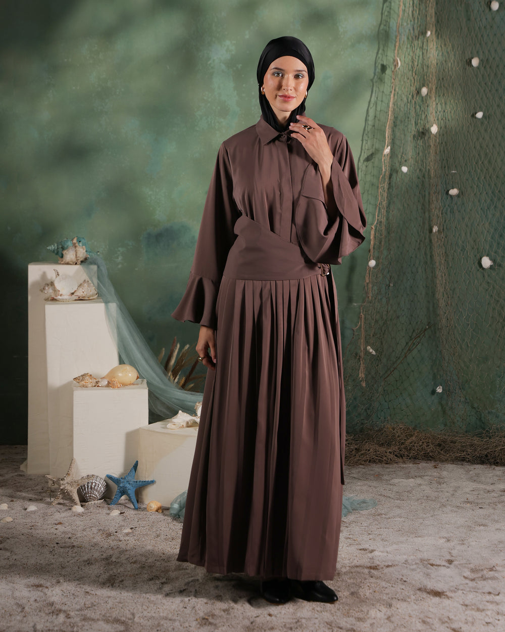Mira Abaya | Dusky Rose