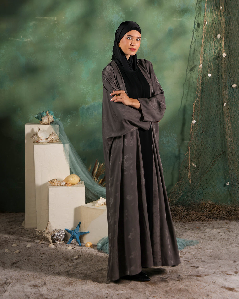 Morgen Kaftan | Slate Grey