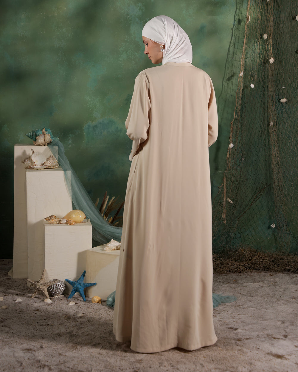 Solara Abaya | Light Beige