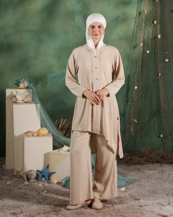 Asami Co-Ord Set | Light Beige