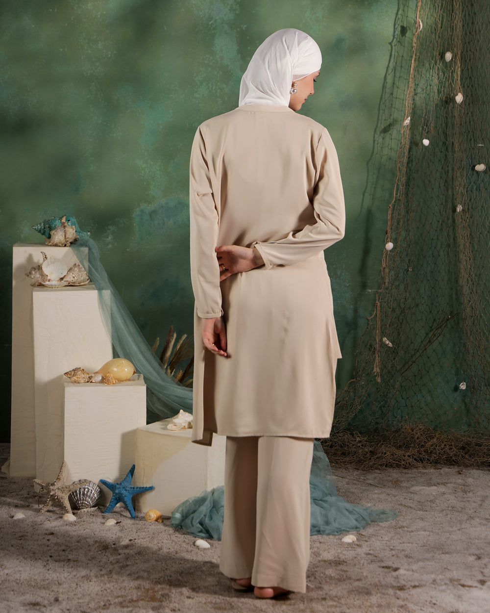 Asami Co-Ord Set | Light Beige