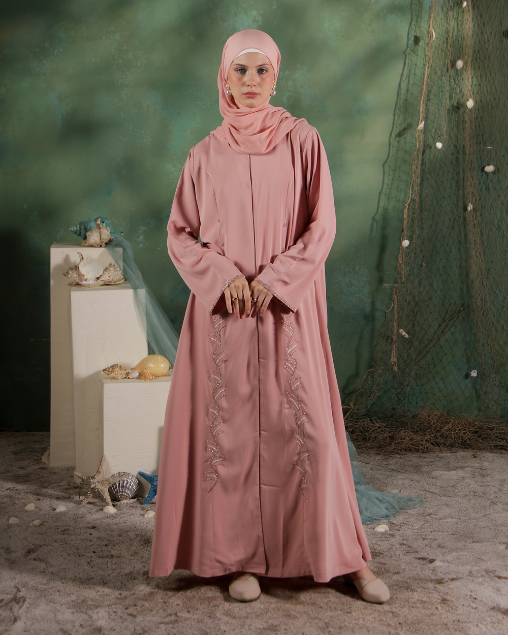 Mizuki Abaya | Blush Pink