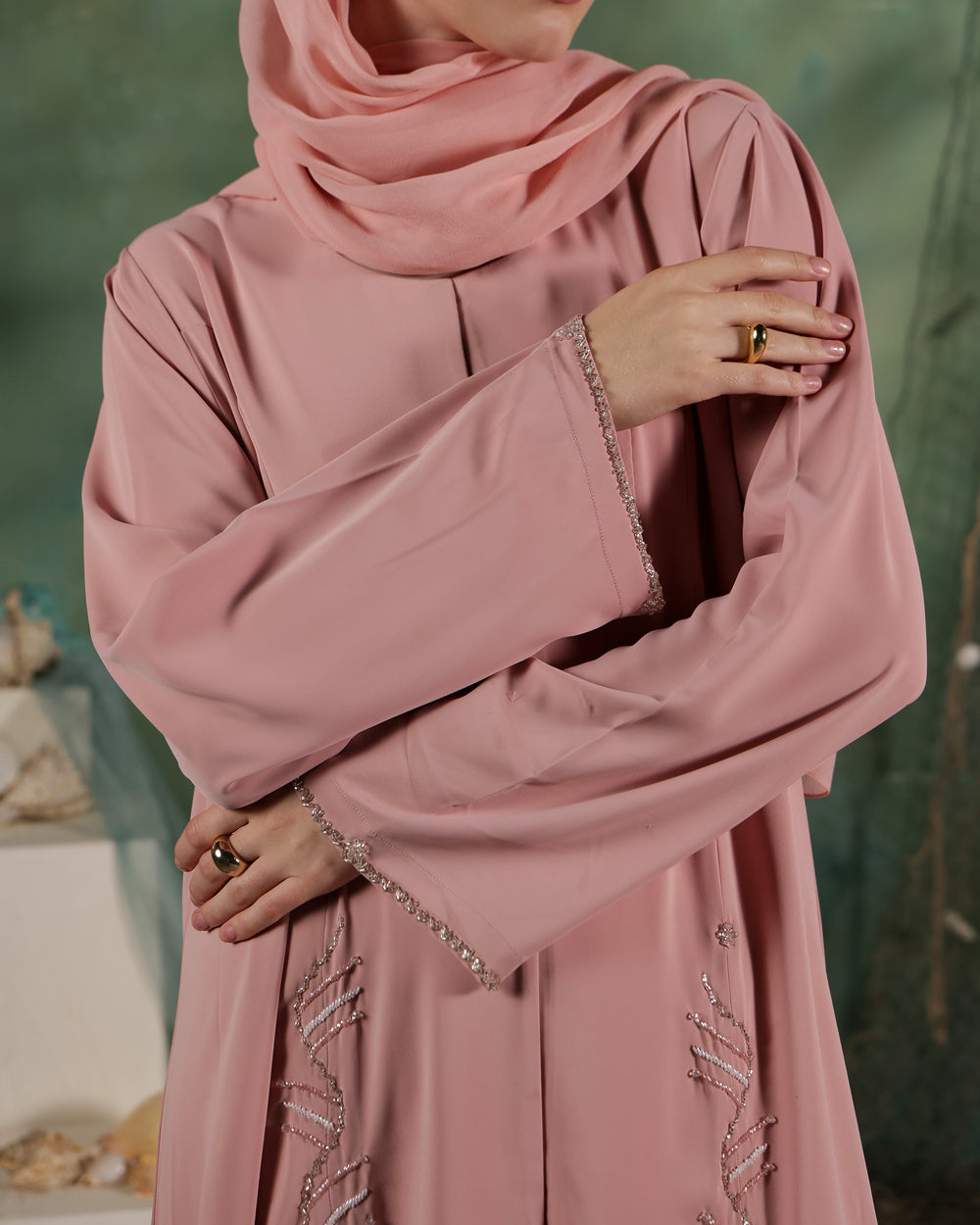 Mizuki Abaya | Blush Pink