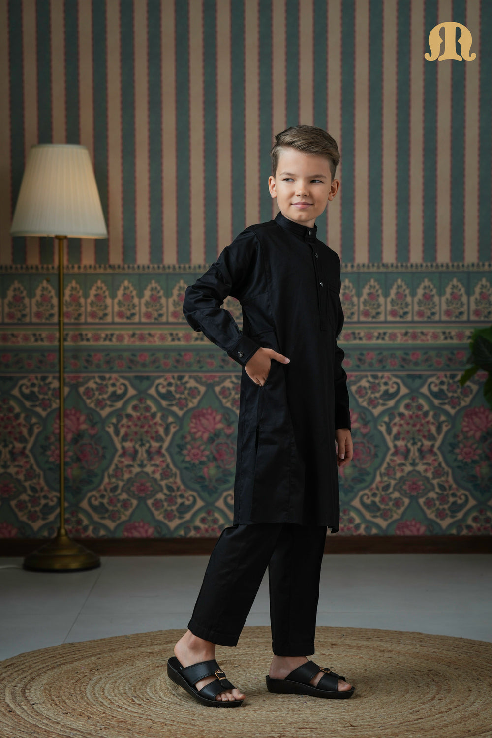 Terfi Kali Kurta Black 2.0 For Boys